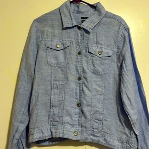 Women’s Jones New York linen jacket size xl.  New without tags.